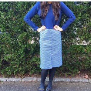 Bella Donna blue midi shirt dress